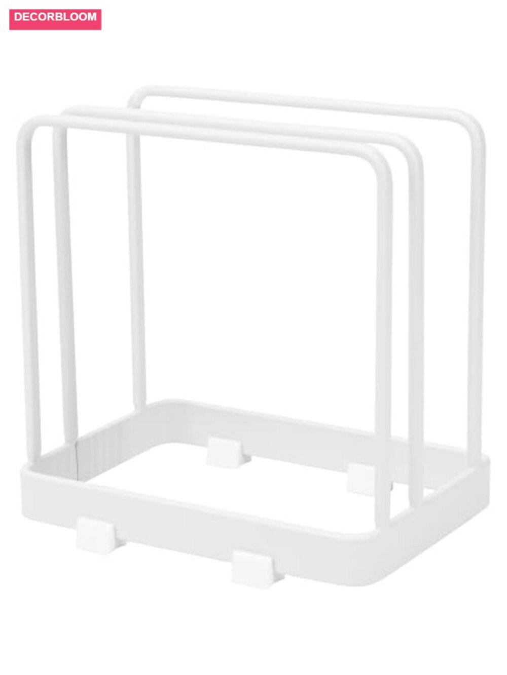 Stainless Steel Cutting Board Holder Stand Vertical Storage Rack